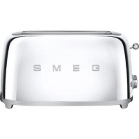 SMEG TSF02SSUK Retro Style 4 Slice Toaster - Chrome