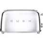 SMEG TSF02SSUK Retro Style 4 Slice Toaster - Chrome