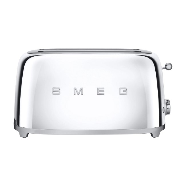 SMEG TSF02SSUK Retro Style 4 Slice Toaster - Chrome