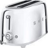 SMEG TSF02SSUK Retro Style 4 Slice Toaster - Chrome