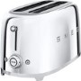 SMEG TSF02SSUK Retro Style 4 Slice Toaster - Chrome