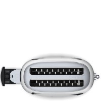 Smeg TSF02SSUK Retro Style 4 Slice Toaster - Chrome