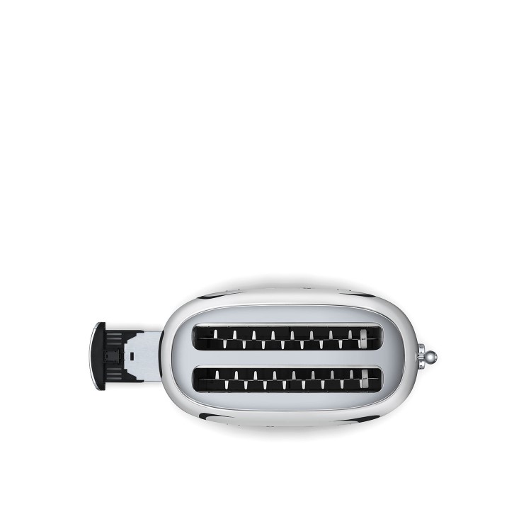 SMEG TSF02SSUK Retro Style 4 Slice Toaster - Chrome