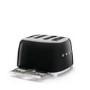 SMEG 50’s Retro Style 4-Slice Toaster - Black