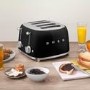 SMEG 50’s Retro Style 4-Slice Toaster - Black