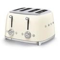 SMEG 50’s Retro Style 4-Slice Toaster - Cream