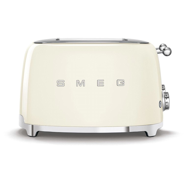 Smeg TSF03CRUK 4-Slice Retro Cream Toaster – Stylish Fast Toasting
