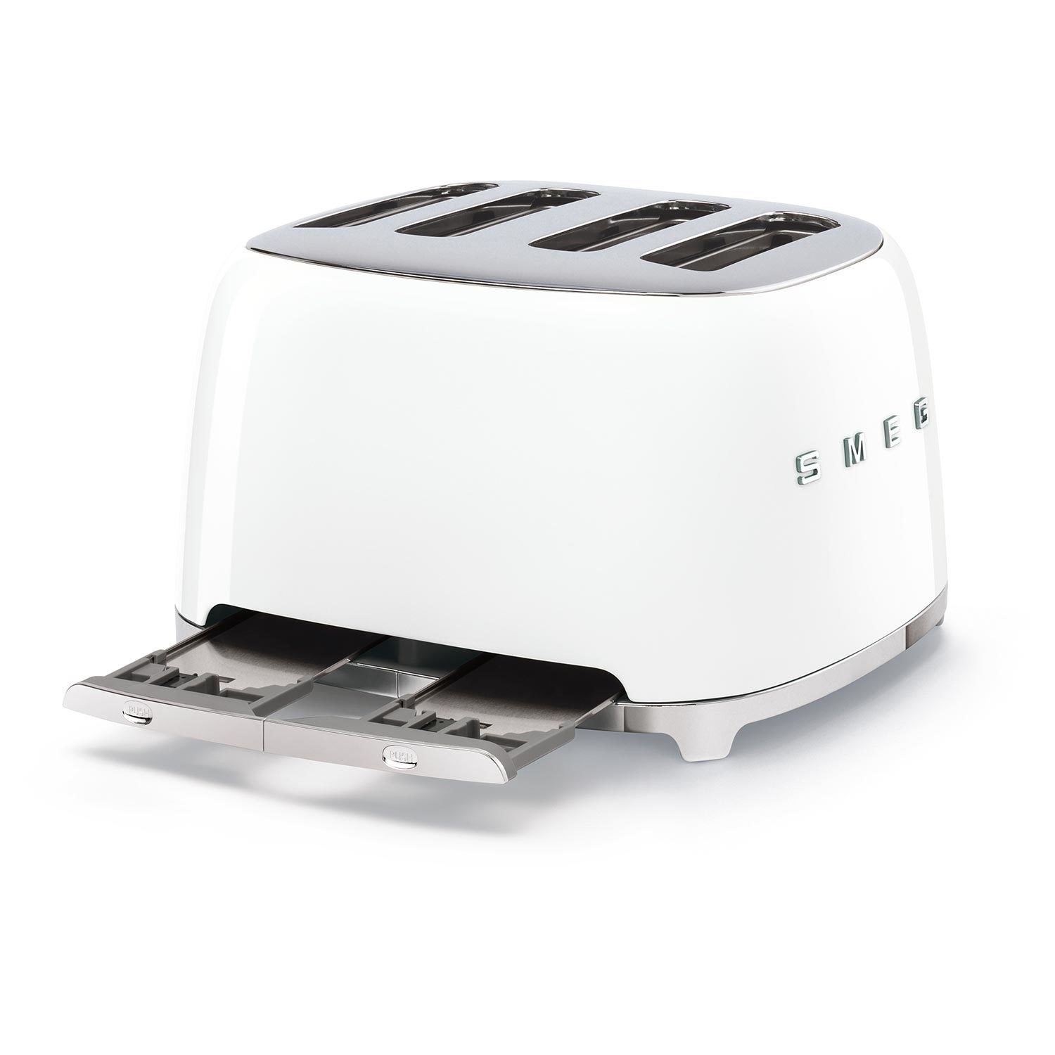 Smeg TSF03WHUK 4-Slice Retro White Toaster Stylish Fast Toasting Smeg TSF03WHUK 4-Slice Retro White Toaster Stylish Fast Toasting