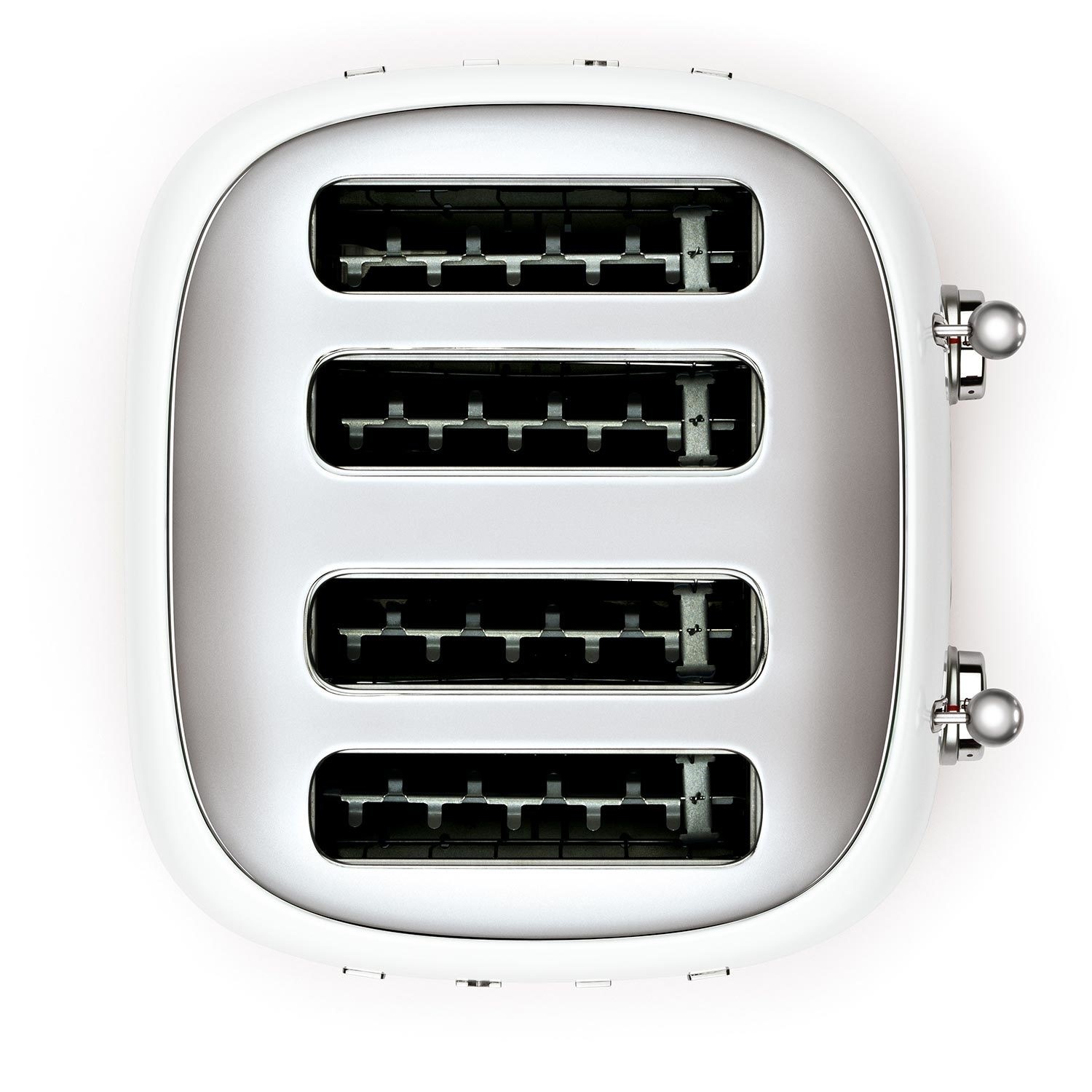 Smeg TSF03WHUK 4-Slice Retro White Toaster Stylish Fast Toasting Smeg TSF03WHUK 4-Slice Retro White Toaster Stylish Fast Toasting