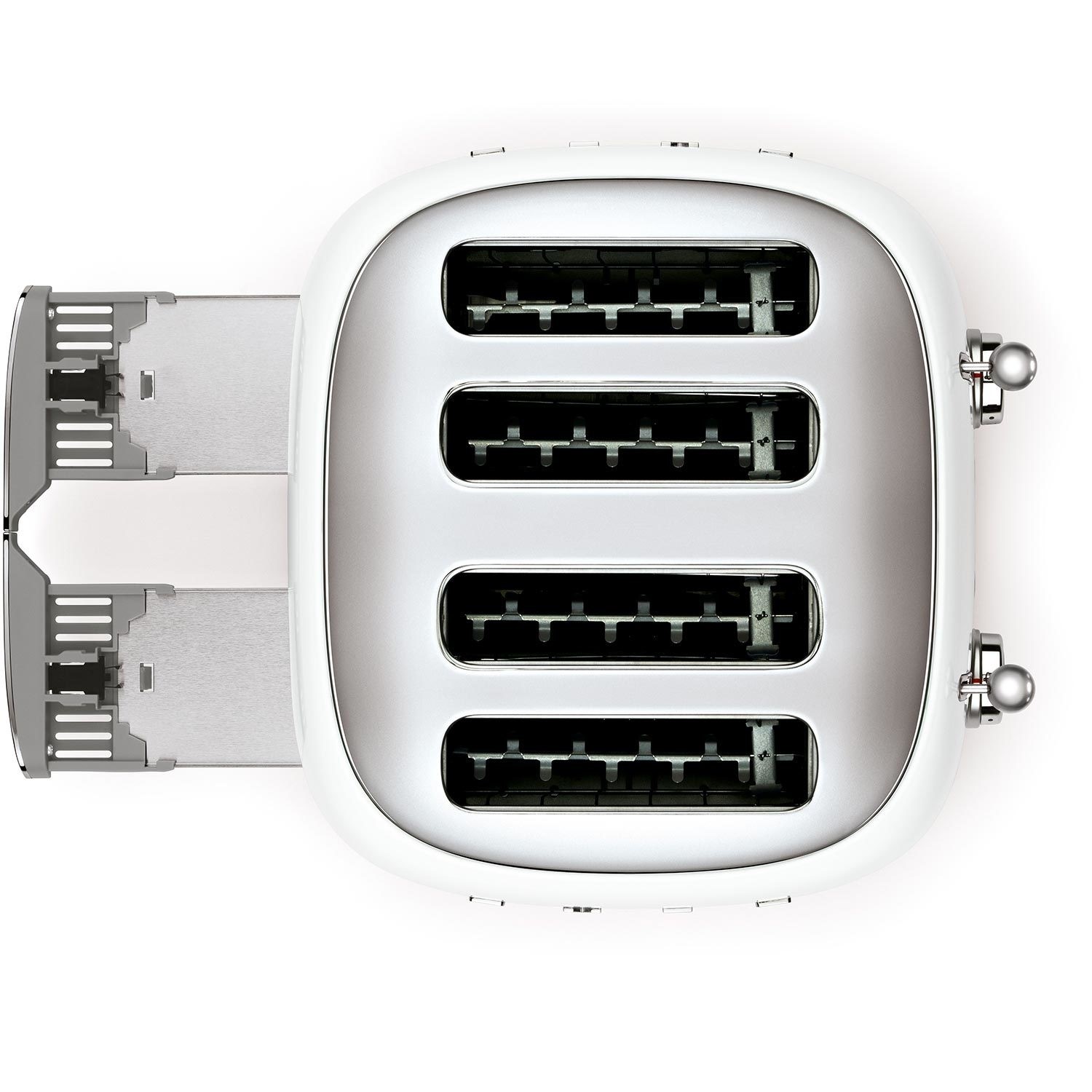 Smeg TSF03WHUK 4-Slice Retro White Toaster Stylish Fast Toasting Smeg TSF03WHUK 4-Slice Retro White Toaster Stylish Fast Toasting