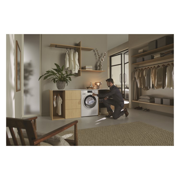 Miele T1 EcoSpeed 8kg Heat Pump Tumble Dryer - White