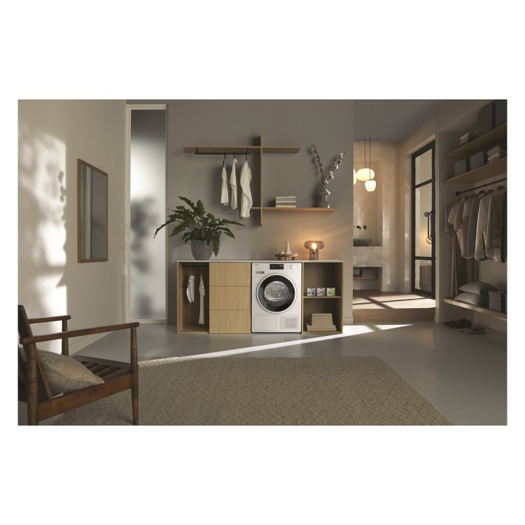 Miele T1 EcoSpeed 8kg Heat Pump Tumble Dryer - White