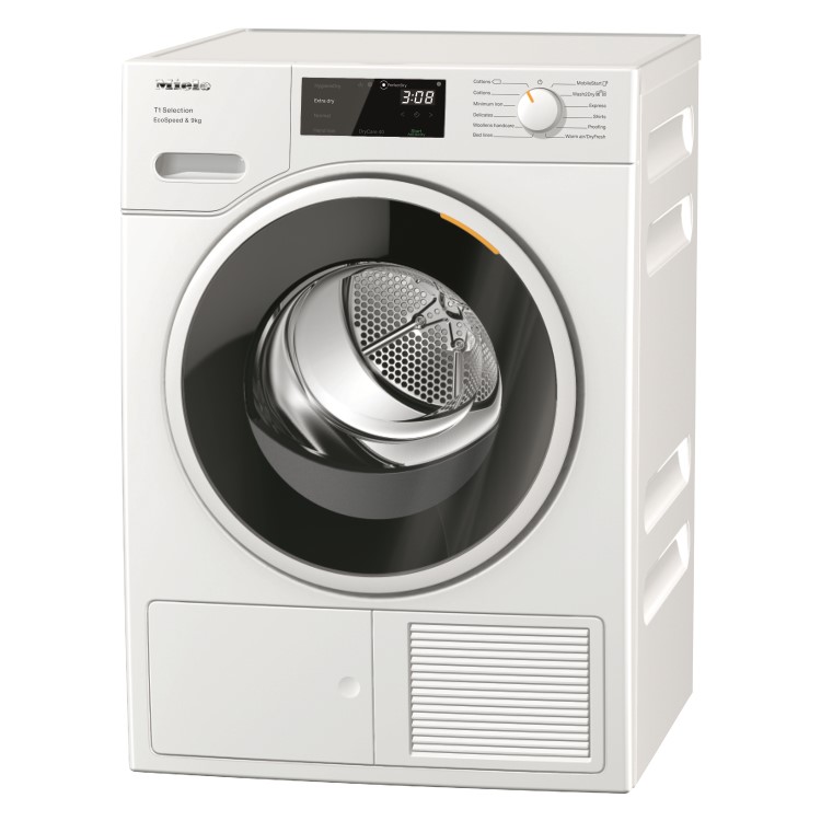 Miele T1 EcoSpeed 9kg Heat Pump Tumble Dryer - White