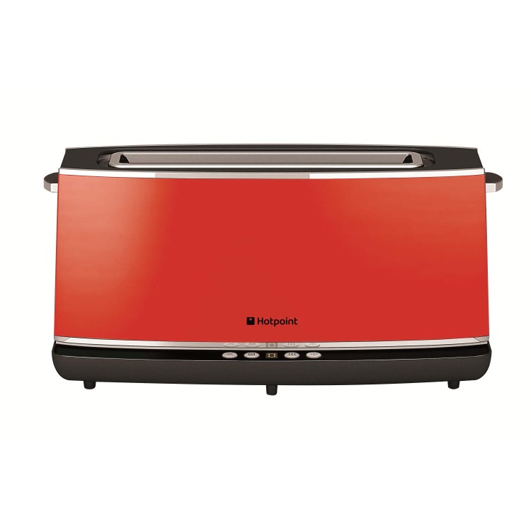 Hotpoint TT12EAR0 Long Slot Digital Toaster Red