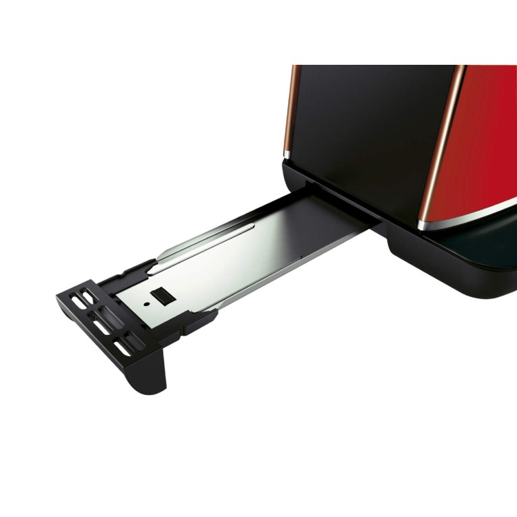 Hotpoint TT12EAR0 Long Slot Digital Toaster Red