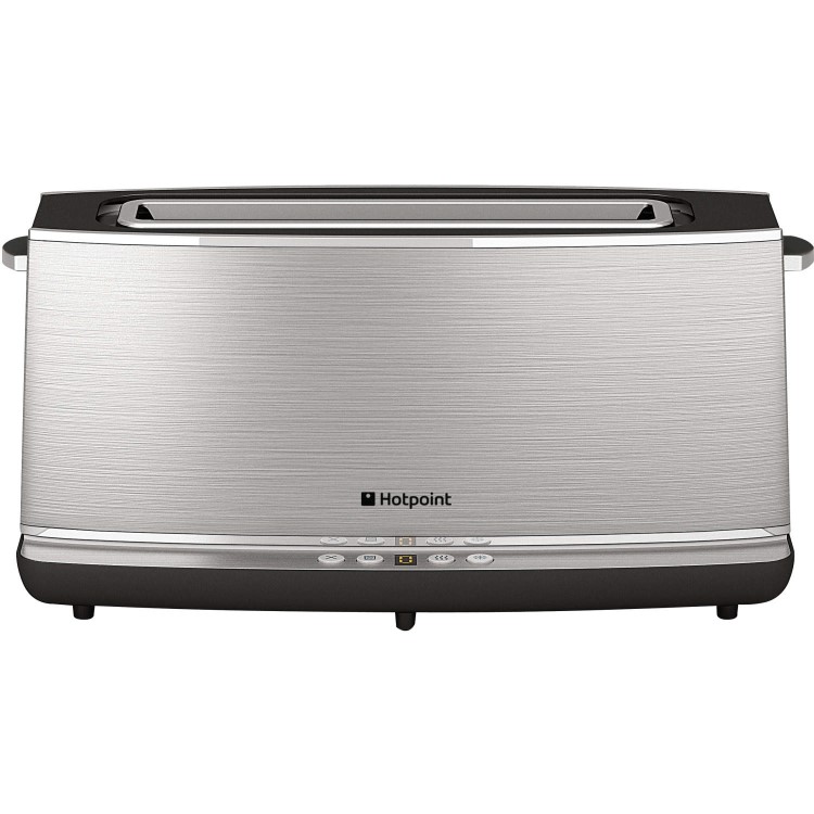 Hotpoint TT12EAX0 Long Slot Digital Toaster Stainless Steel
