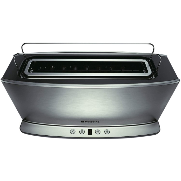 Hotpoint TT12EAX0 Long Slot Digital Toaster Stainless Steel