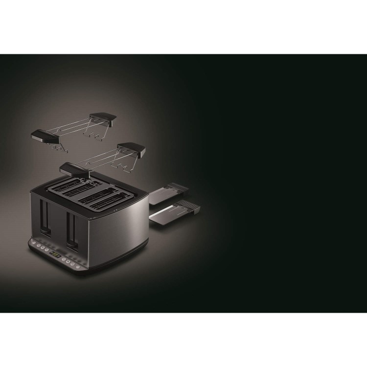 Hotpoint TT44EAX0 4-slot Digital Toaster Stainless Steel