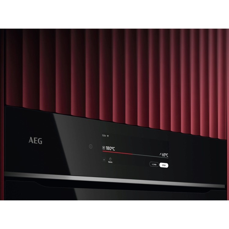 Refurbished AEG 9000 Series ProAssist Electric Single Oven - Black
