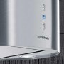 Elica TUBE_ISLAND Cylindrical 43cm Island Hood in Stainless Steel
