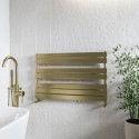 Black Heated Towel Rail Radiator 600 x 1000mm - Tundra TUNMB1000 ...