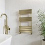 Brass Towel Radiator 800 x 450mm - Tundra