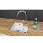 GRADE A1 - Box Opened Reginox Tuscany 1.5 Bowl Undermount White Ceramic Kitchen Sink