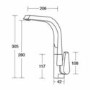 CDA Chrome Single Lever Mixer Kitchen Tap