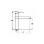 CDA Chrome Single Lever Tower Mixer Kitchen Tap