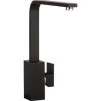 GRADE A2 - CDA Black Single Side Lever Kitchen Mixer Tap