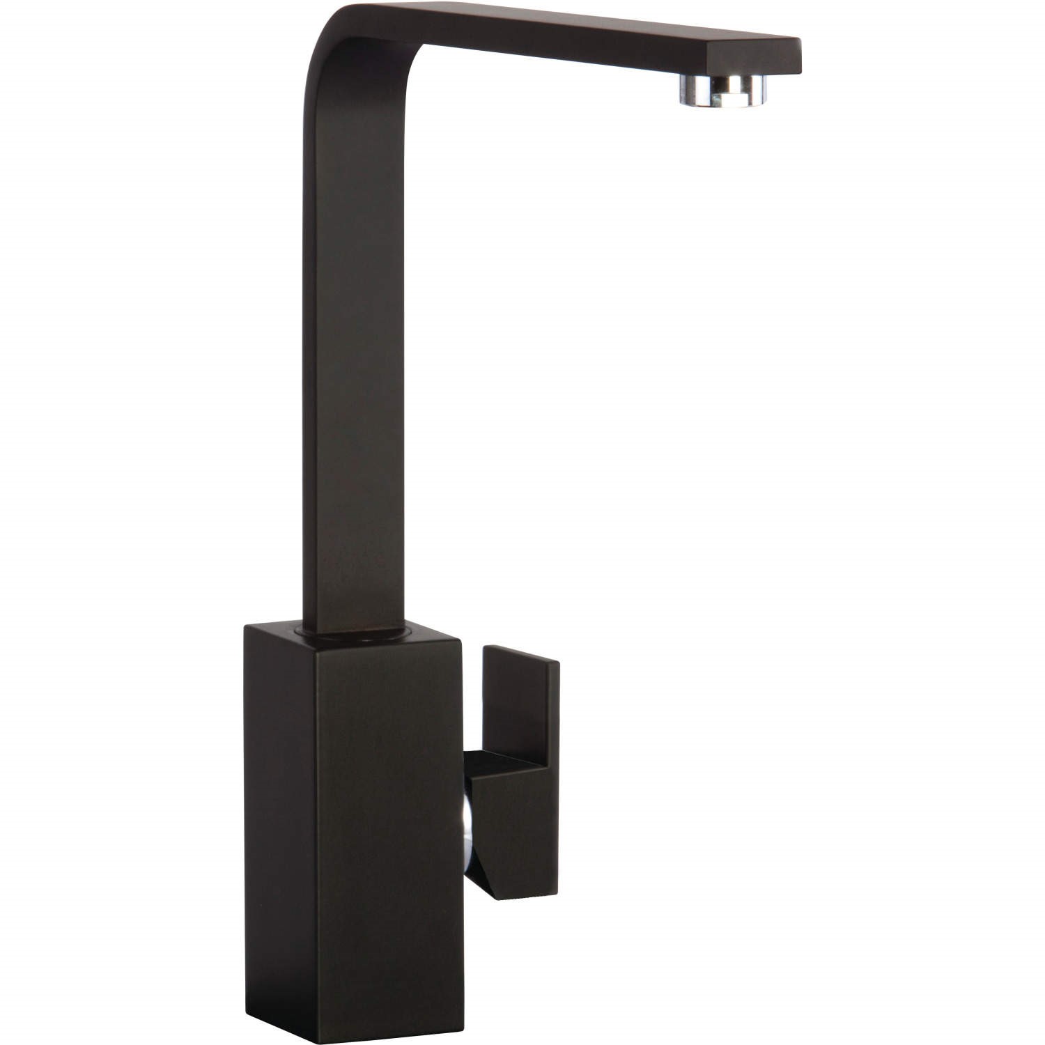 CDA Black Single Side Lever Kitchen Mixer Tap