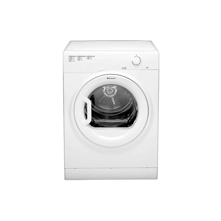 GRADE A1 - Hotpoint TVFM70BGP 7kg Freestanding Vented Tumble Dryer Polar White
