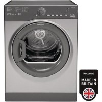 GRADE A3 - Hotpoint TVFS73BGG9 7kg Freestanding Vented Tumble Dryer - Graphite