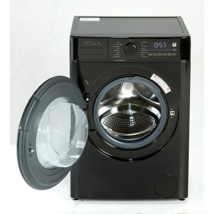 Washer Tesla Tesla 10kg Wash 6kg Dry 1400rpm Washer Dryer - Black TWD106B ...
