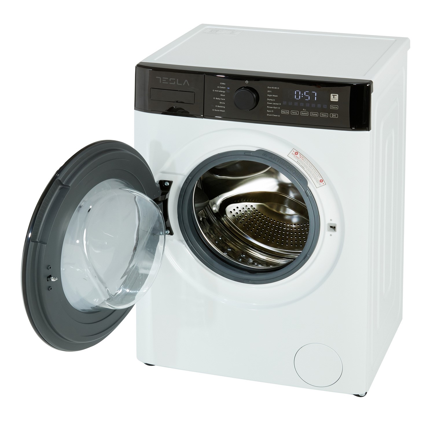 Washer Tesla Tesla 10kg Wash 6kg Dry 1400rpm Washer Dryer - White TWD106W ...