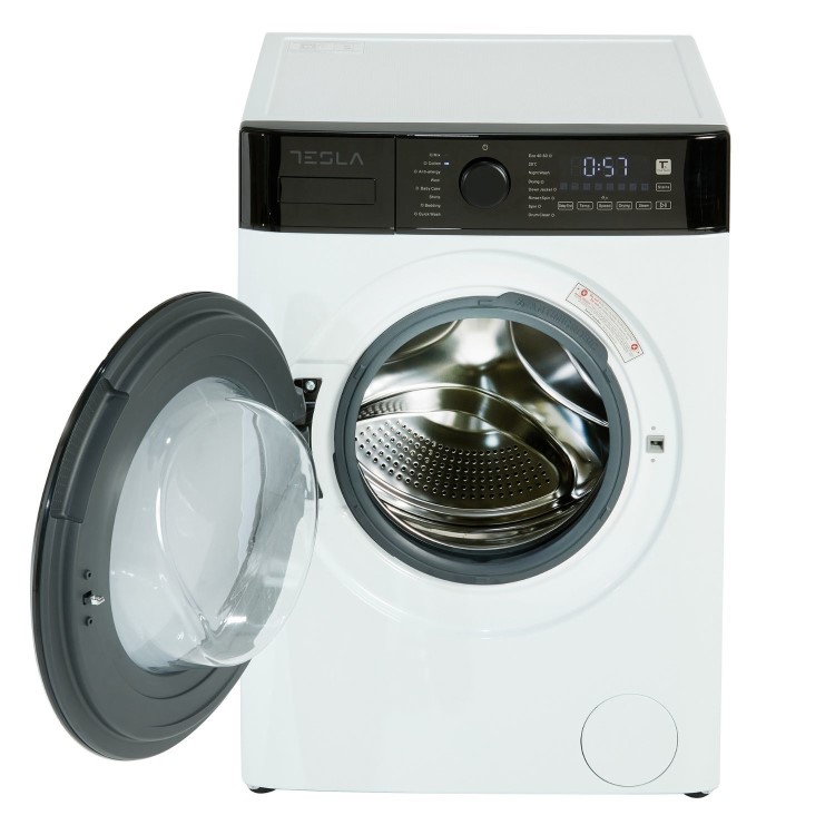GRADE A2 - Tesla 8kg Wash 5kg Dry 1400rpm Washer Dryer  - Energy Saving, Steam -  White