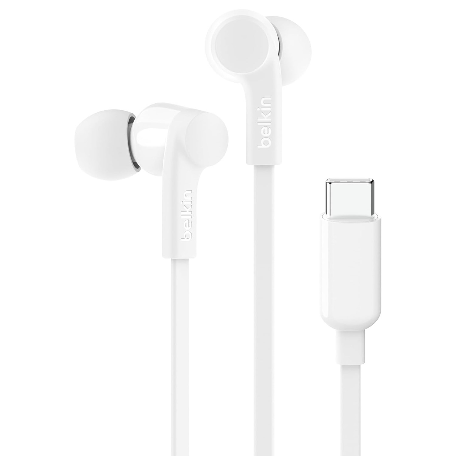 Belkin SoundForm Wired Earbuds with USB Type-C Connector White G3H0002BTWHT