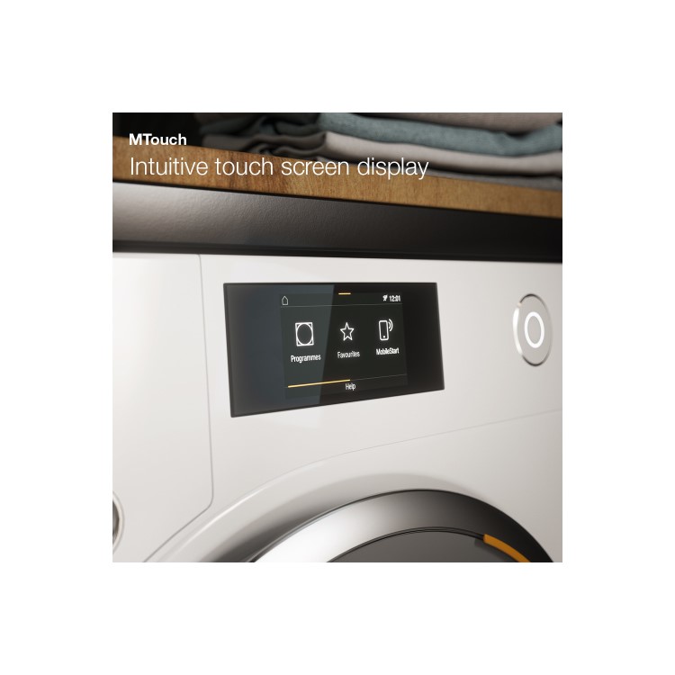 Miele Eco&Steam 9kg Heat Pump Tumble Dryer - White