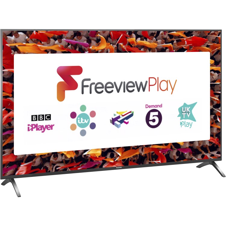 Refurbished Panasonic 55" 4K Ultra HD with HDR10+ LED Freeview Play Smart TV