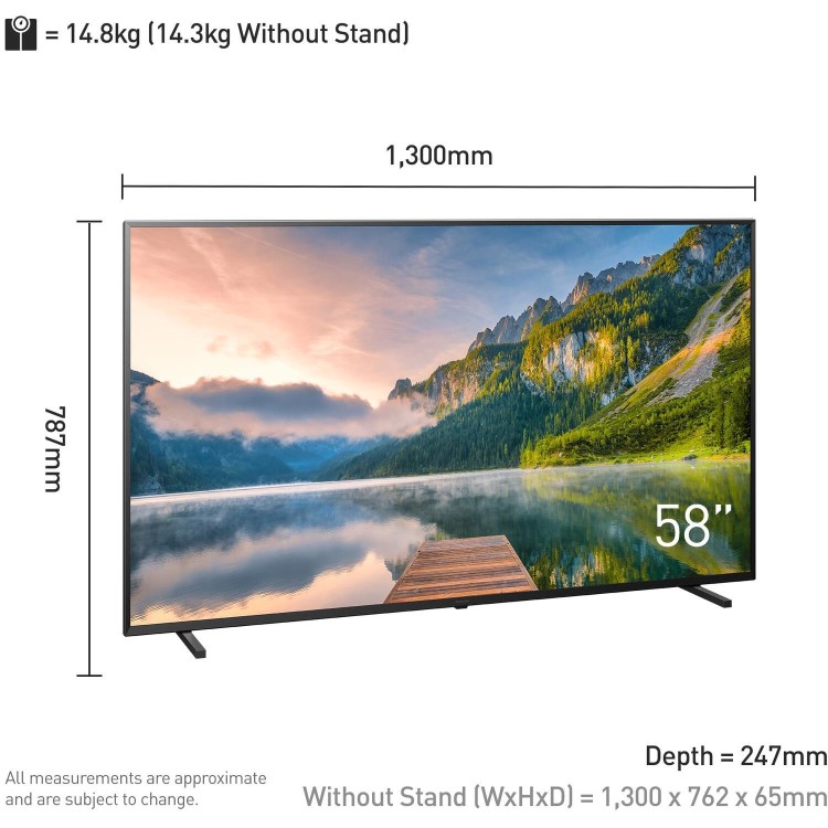 Panasonic JX800 58 Inch 4K HDR Smart Android TV