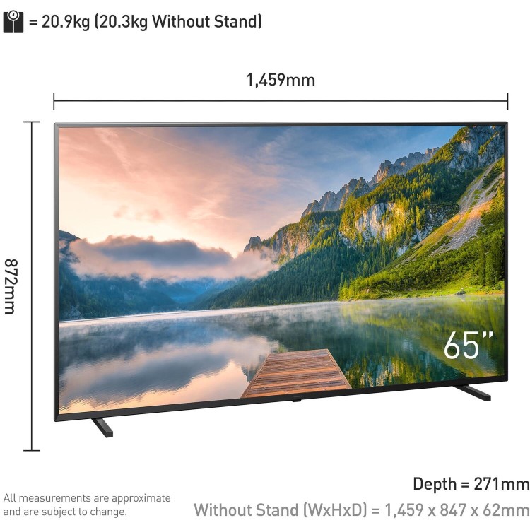 Panasonic JX800 65 Inch 4K HDR Smart Android TV