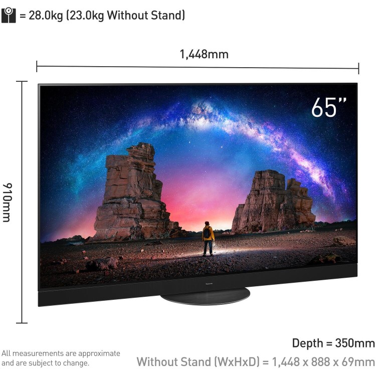 Panasonic JZ2000 Pro Edition OLED 65 Inch 4K HDR Smart TV