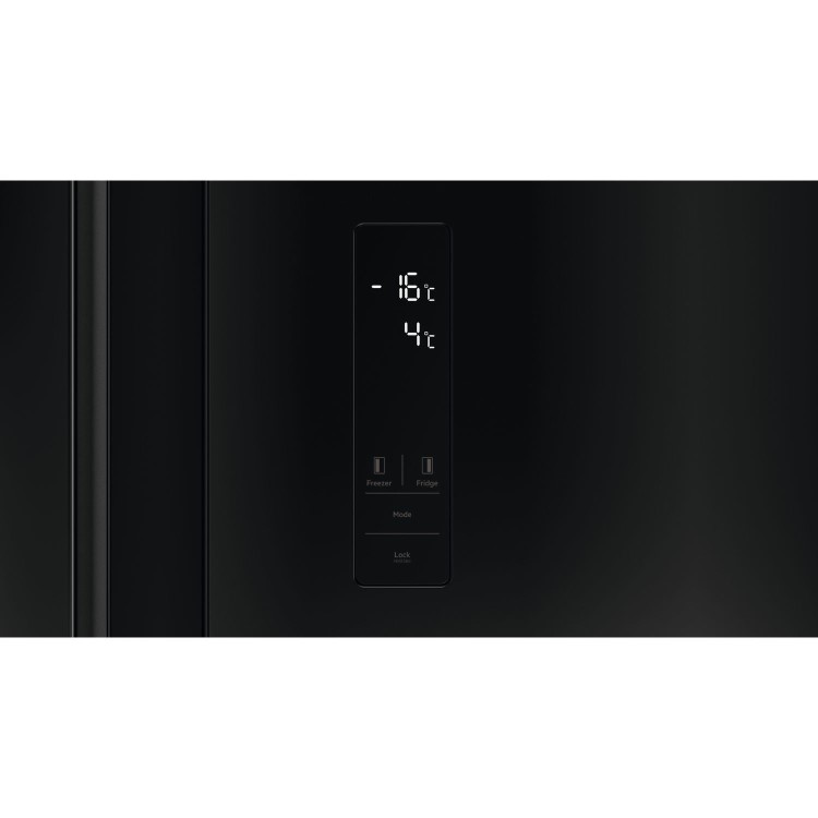 AEG 6000 Series 532 Litre Side-by-Side American Fridge Freezer - Black