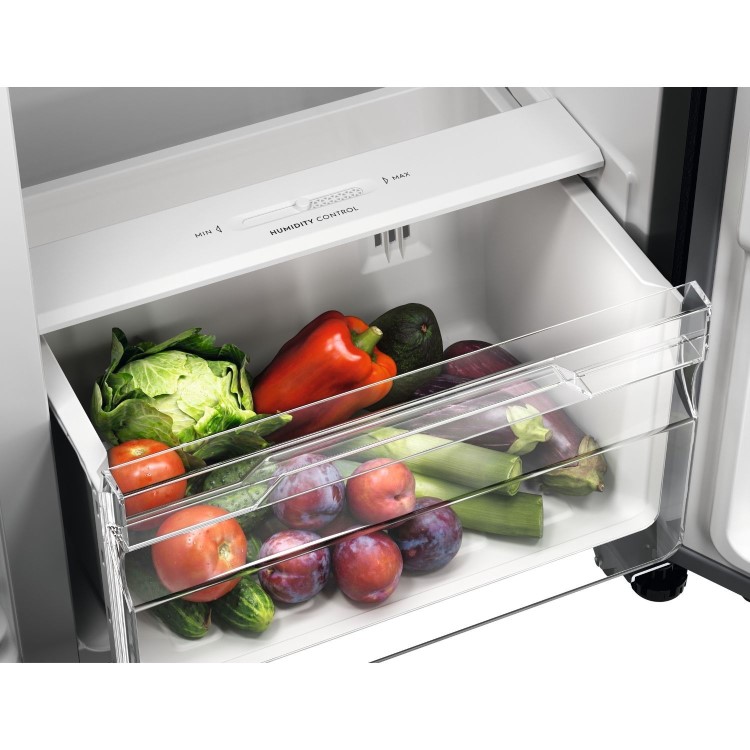 AEG 6000 Series 532 Litre Side-by-Side American Fridge Freezer - Black