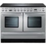 Rangemaster 77300 Toledo XT 110cm Electric Range Cooker With Ceramic Hob - Silver