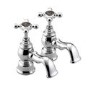 Bristan Trinity 2 Bath Pillar Taps Chrome