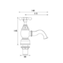 Bristan Trinity 2 Bath Pillar Taps Chrome