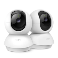 TP-Link PanTilt Home Security Wi-Fi 1080p CCTV Camera White 2 Pack TP-Link PanTilt Home Security Wi-Fi 1080p CCTV Camera White 2 Pack