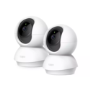 TP-Link PanTilt Home Security Wi-Fi 1080p CCTV Camera White 2 Pack