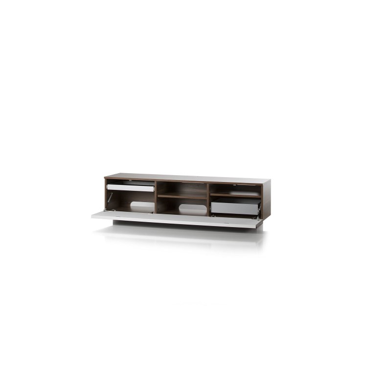 UK-CF Fusion 160CM AV Unit for up to 75" TVs - Walnut/Grey